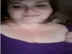 British BBW playing in bed