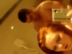 Busty RedHead Fucked in the Cuckold