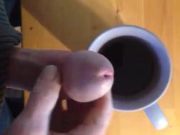 Massive Titten Kaffee-liebende Lesben-Küken
