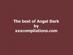 Angel Dark wordt volgestopt met een keiharde lul, omdat ze zich aanbood aan een zwarte man