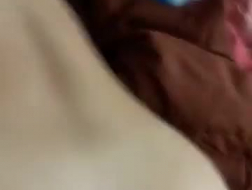 Buxom Latina whore with perfect boobs sucking dick and eating all she can