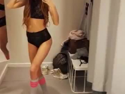 Lollipop teaser with a pantyhosed titty subsides all sexual restraint when getting wild dick riding.