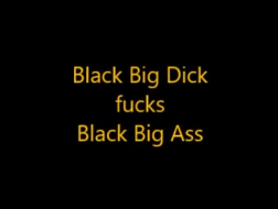 Big Butt Black Babe Gets Fucked Fucking by a White Ebony