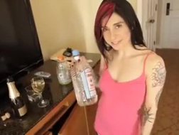 Busty babe with nice, perky nipples, Joanna Angel likes to feel a rock hard cock inside her.