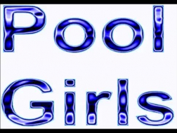 Hot Pool Girls ved svømmebassenget.