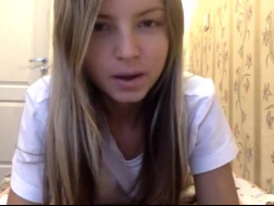Gina Gerson is doing a blowjob and stuffing her pussy with dick, at the same time.