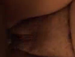 Ebony slut with beautiful eyes is getting fucked hard, by a guy who has a big cock.