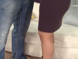 Сара Vandella мило Латина экс порнозвезда получает ее киска кулак на кухне