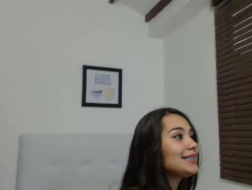 Сладкий колумбийский девушка носить крошечные трусики, делая порно видео с ее личным тренером