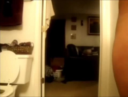 Travesti loira gostosa transa na bunda na webcam