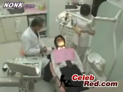 Sweet Japanese nurse does two guys and gets two papers