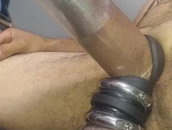 Fingering the pump on hot bitch BBW