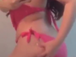Asian 18yo whore playing with her perfect asshole