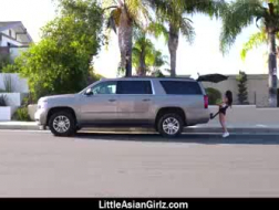 Petite asian girl doing great her usaesome babys