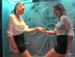 Mature Lesbians dancing on the lapd