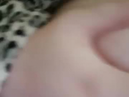 18yo lesbian playing with her pussy on cam
