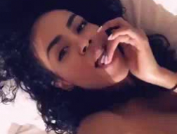 Ebony girls are about to start getting fresh cumshots all over their dirty faces