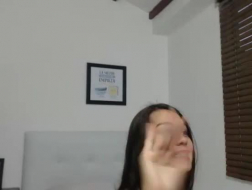 Cam Girl Lapdances mentre webcam la figa