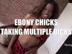 Ebony cumshot compilation POV topbass