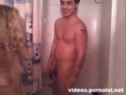 Pretty Man prysznic dildo na ciasnej cipce