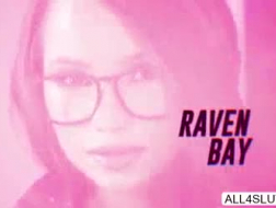 Raven Bay is toying herself while alone at home and enjoying more than she expected.