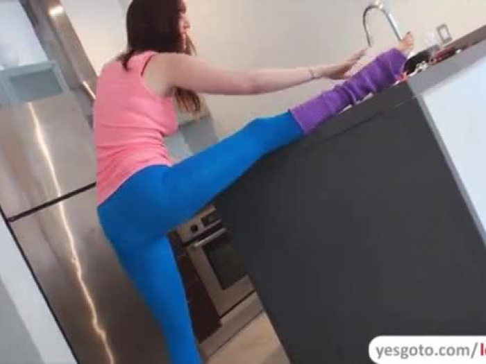 scorching and spectacular gf gets ass-fucked before exercise and receives facial cumsscorching