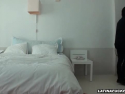 latina dickblower caught on hidden webcam