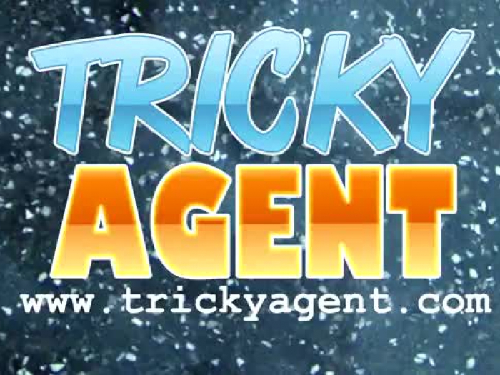 tricky agent - lurking from the rain a black-haired is pent up