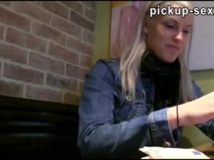 cool inexperienced eurobabe beata ripped up in coffee shop wc
