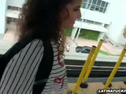 latina displays in public before blowing in individual