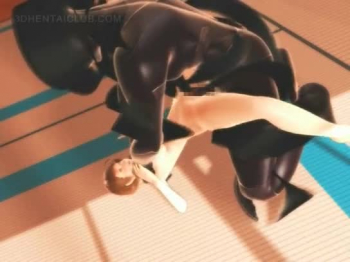 anime karate damsel humping monstre heftig mann-kjøtt