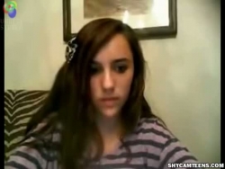 teenage ends off on webcam five