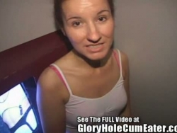 katie preacher s daughter sinfully gargling shaft at the gloryhole