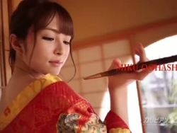 impressionante geisha miku Ohashi impaciente para perno
