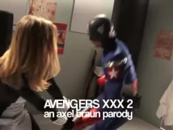 Avengers sex-Captain America i ciemno zabarwionego wdowę
