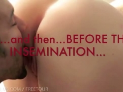 insémination cumpilation - imprégnation sperme sur le cul