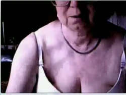hacket web cam fanget min gamle mor ha glede på pc