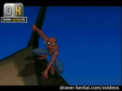 pornografia super-herói - Homem-Aranha vs batman