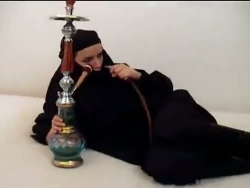 arab muslim hidżab turbanli pani boink
