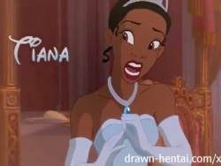 Disney hentai princesa Tiana - encontra charlotte
