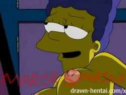 menina-em-menina hentai - grifo lois e Marge Simpson