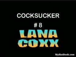 lana Coxx pode tomar as maiores fontes de esperma em sua