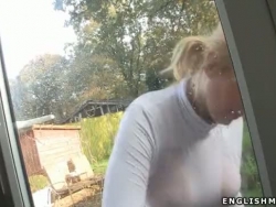 fleischigen Titten british Mumie Fenster putzen